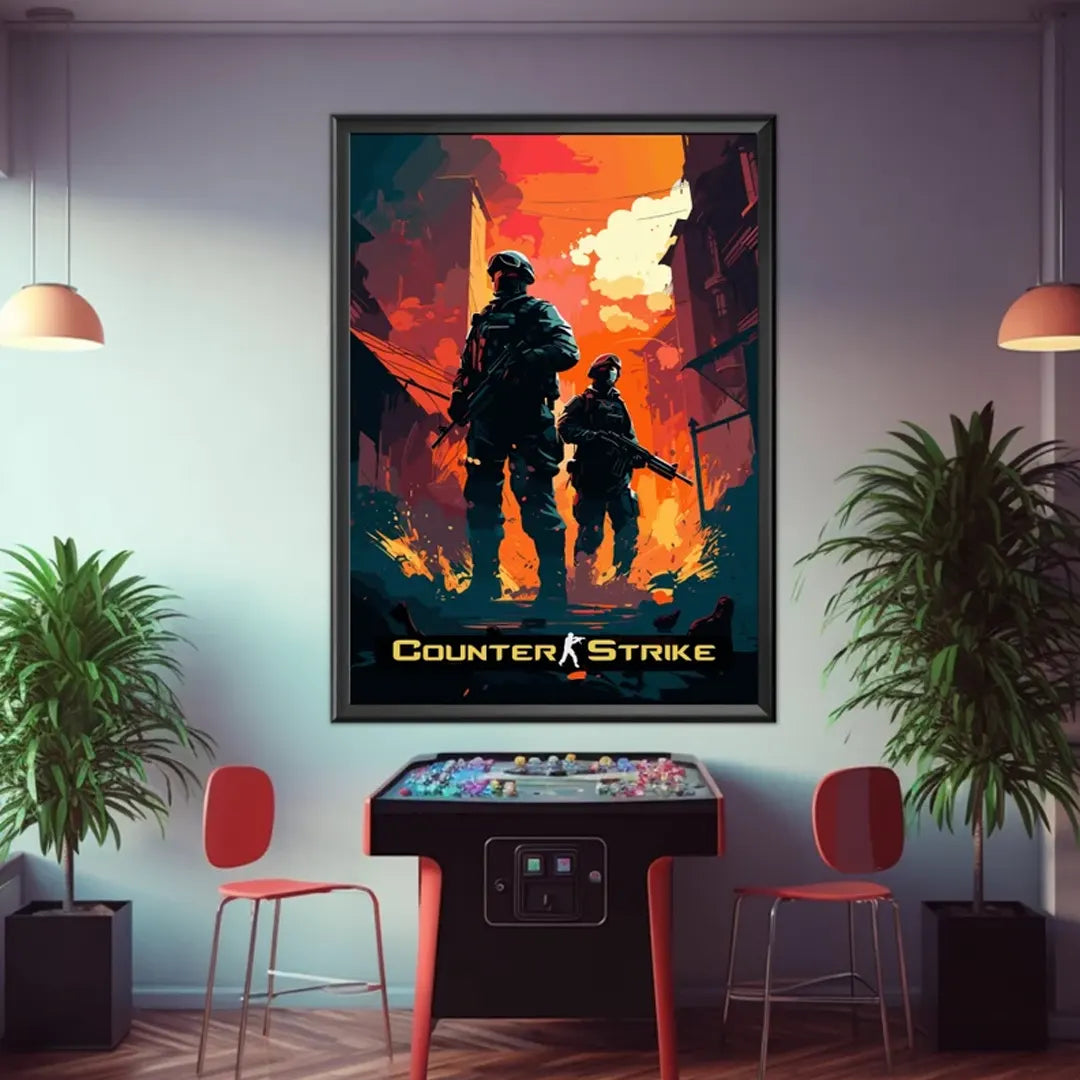 Plakat - Counter strike kunst - admen.dk