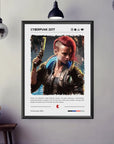 Plakat - Cyberpunk 2077 kunst - admen.dk