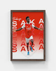 Plakat - Bukayo Saka style - admen.dk