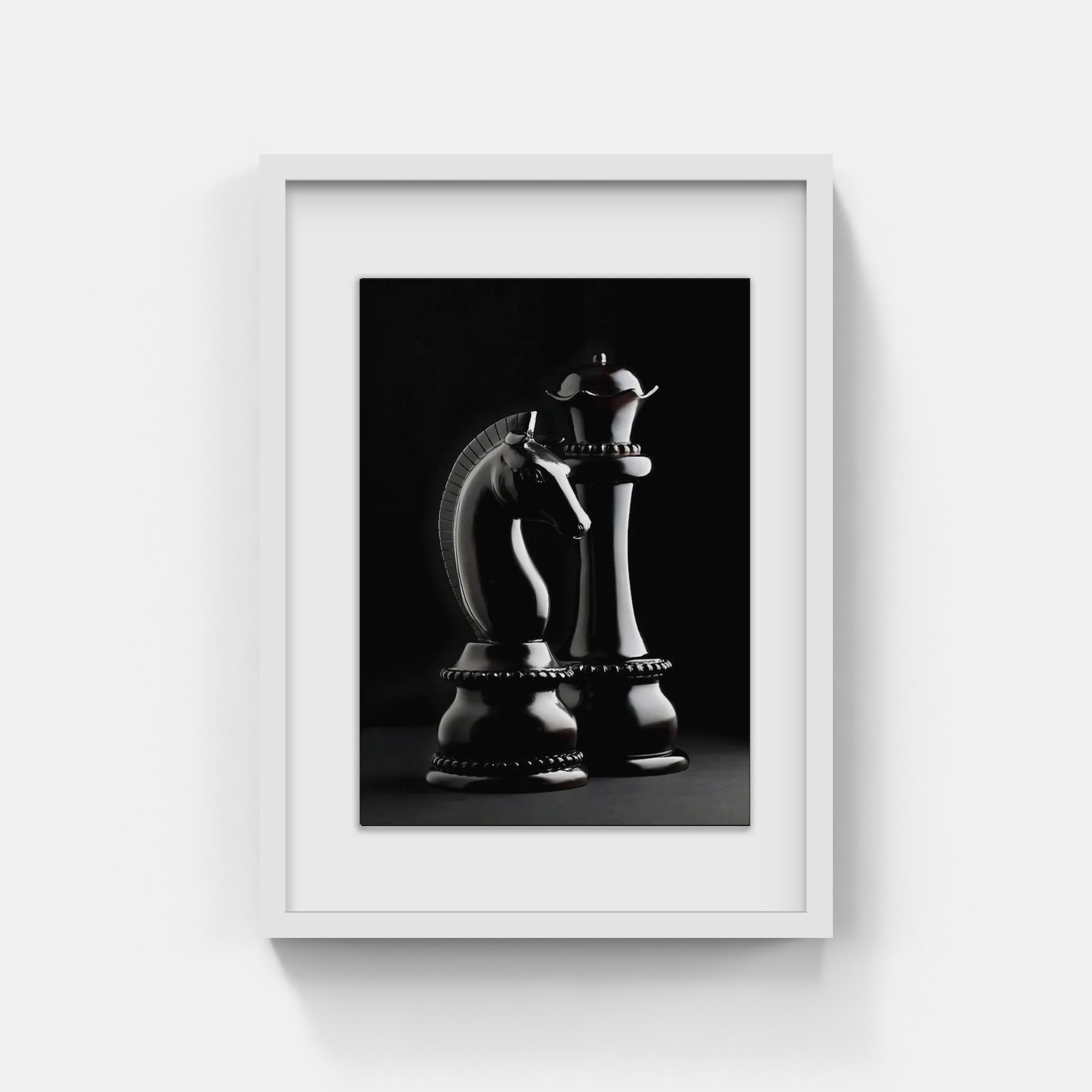 Plakat - Lets play chess kunst - admen.dk