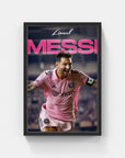 Plakat - Messi Inter Miami i jubel kunst - admen.dk