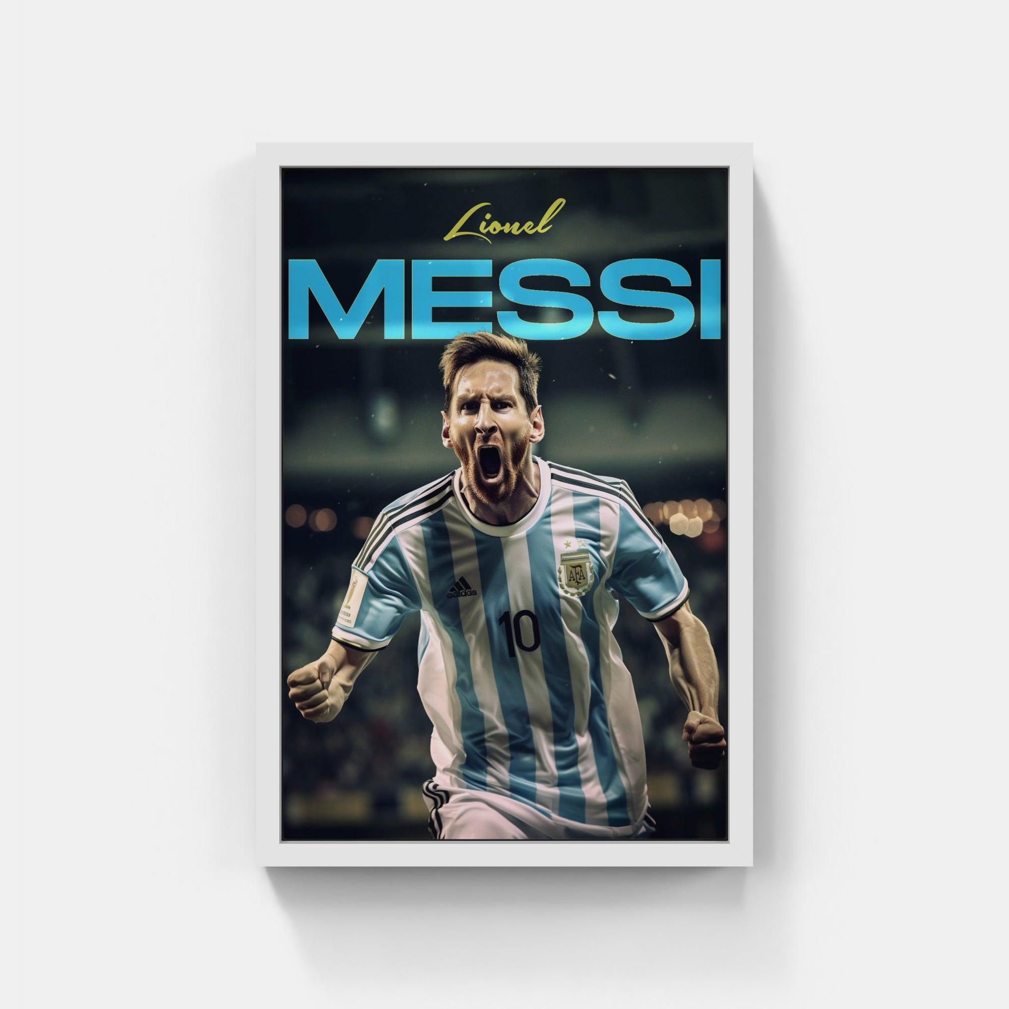 Plakat - Lionel Messi Argentina kunst - admen.dk