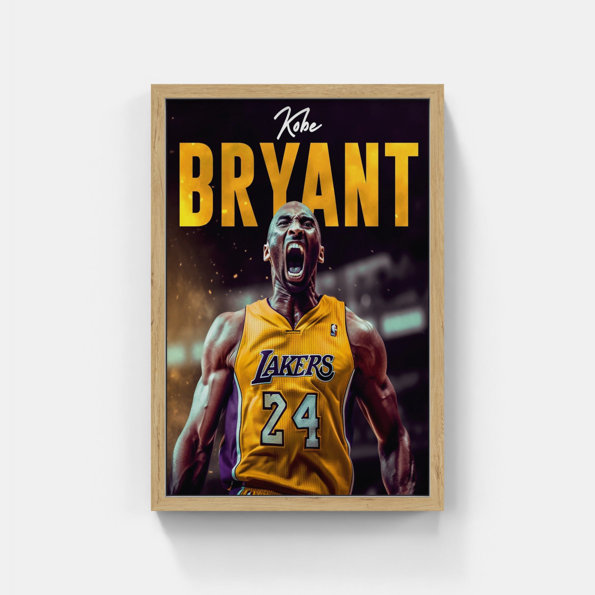 Plakat - Kobe Bryant i brøl - admen.dk