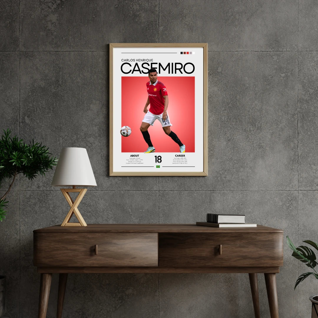 Plakat - Carlos Casemiro grafisk look