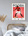 Plakat - Paul Pogba grafisk look