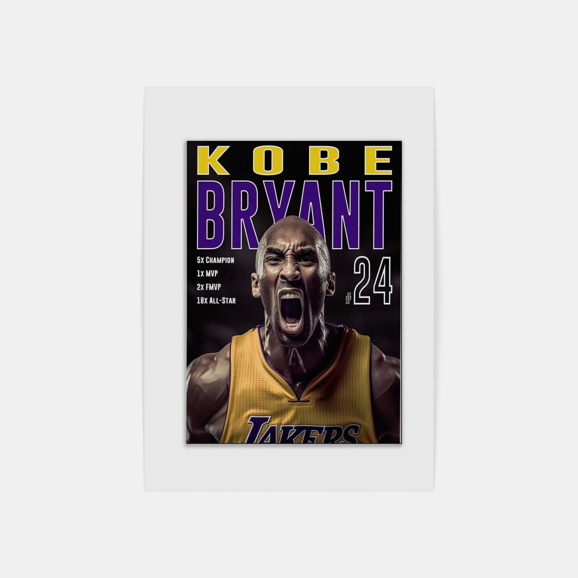 Plakat - Kobe Bryant style - admen.dk