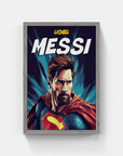 Plakat - Messi superhelt - admen.dk