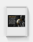 Plakat - Kobe Bryant Mamba mentality citat - admen.dk