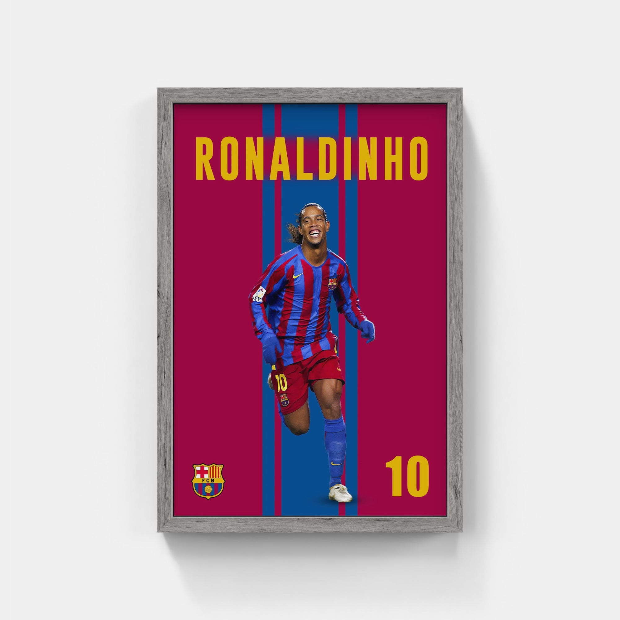 Plakat - Ronaldinho - admen.dk