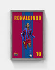 Plakat - Ronaldinho - admen.dk