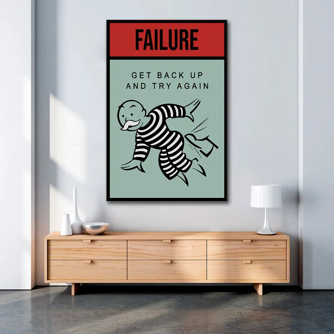 Plakat - Failure citat - admen.dk