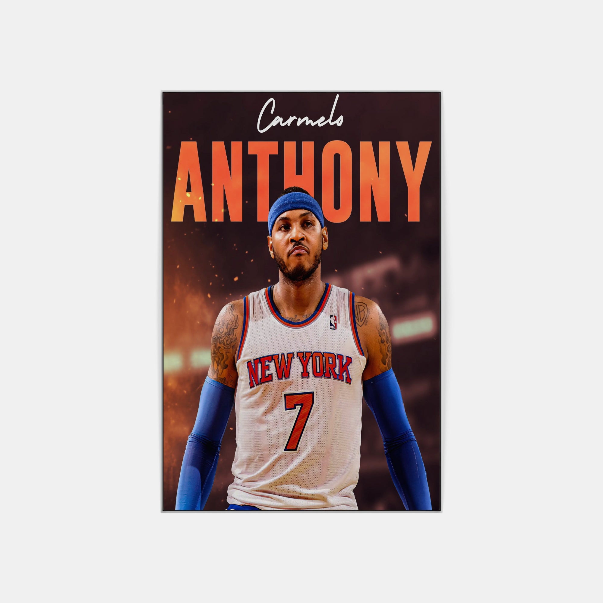 Plakat - Carmelo Anthony i aktion - admen.dk