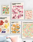 Plakat - Honolulu blomster - Flower Market - admen.dk