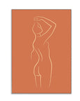 Plakat - Girl body kunst - admen.dk