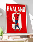 Plakat - Erling Haaland stolt - admen.dk