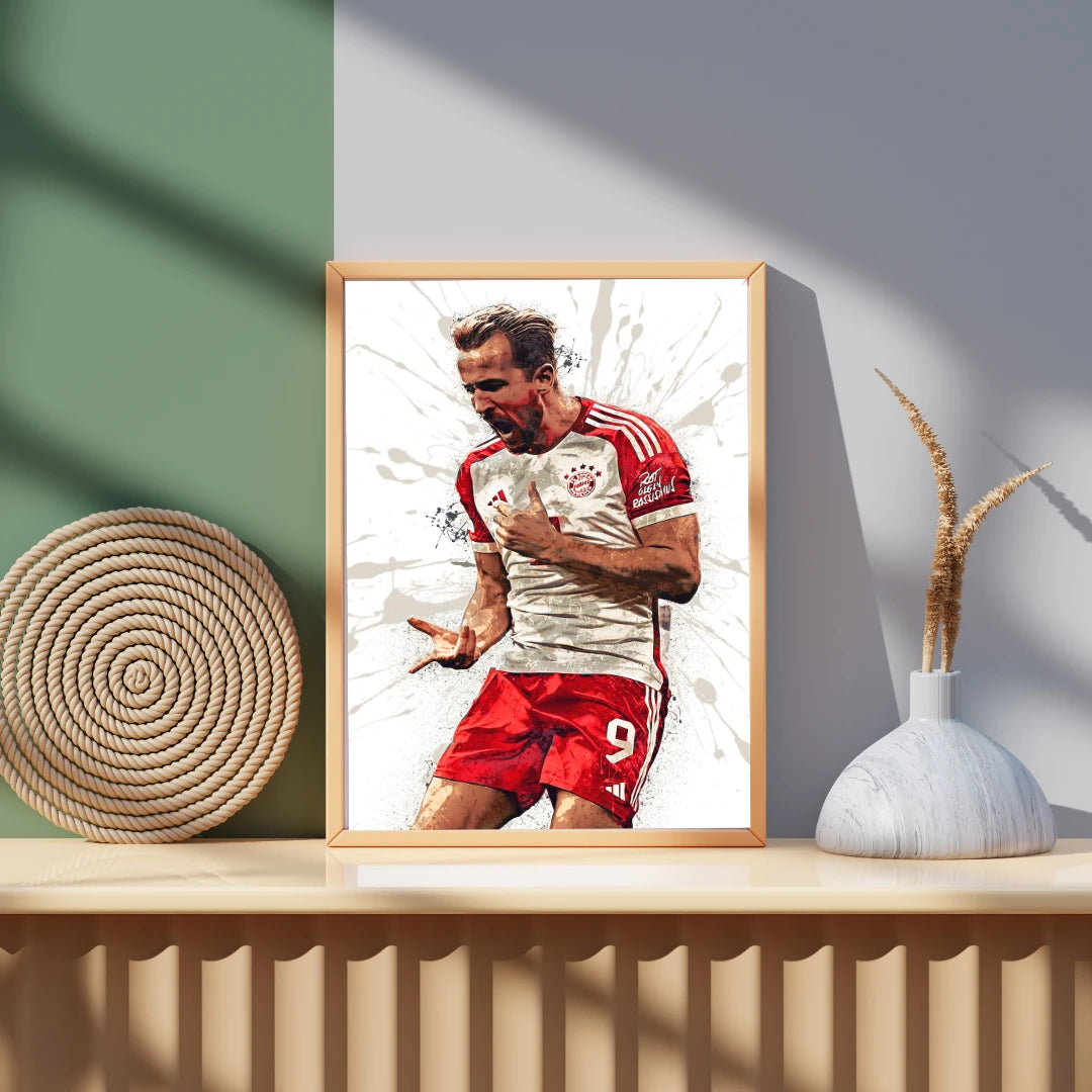 Plakat - Harry Kane Bayern kunst