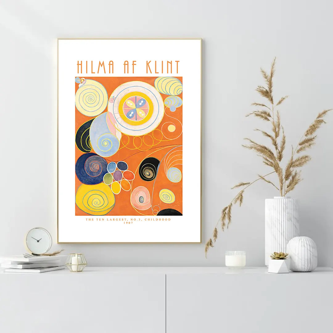 Plakat - Hilma af Klint - The ten largest, no 3 - admen.dk