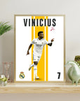 Plakat - Vinicius Jr. sejr kunst - Admen.dk