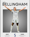 Plakat - Jude Bellingham Real Madrid look - admen.dk