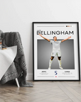 Plakat - Jude Bellingham Real Madrid look - admen.dk