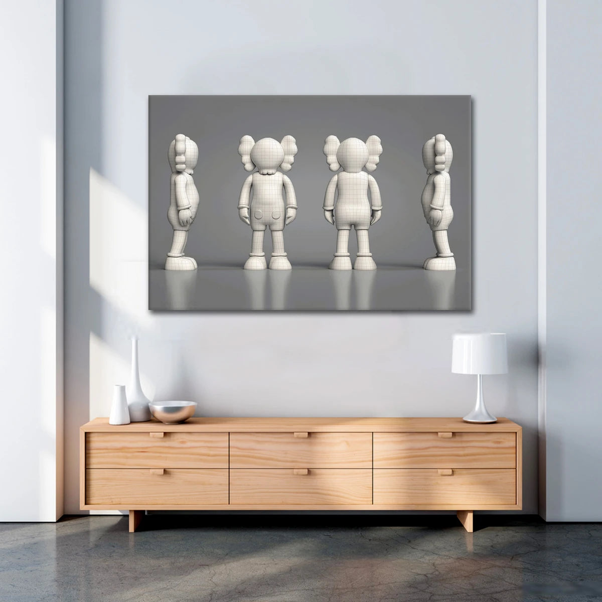 Plakat - Kaws 3d kunst - admen.dk