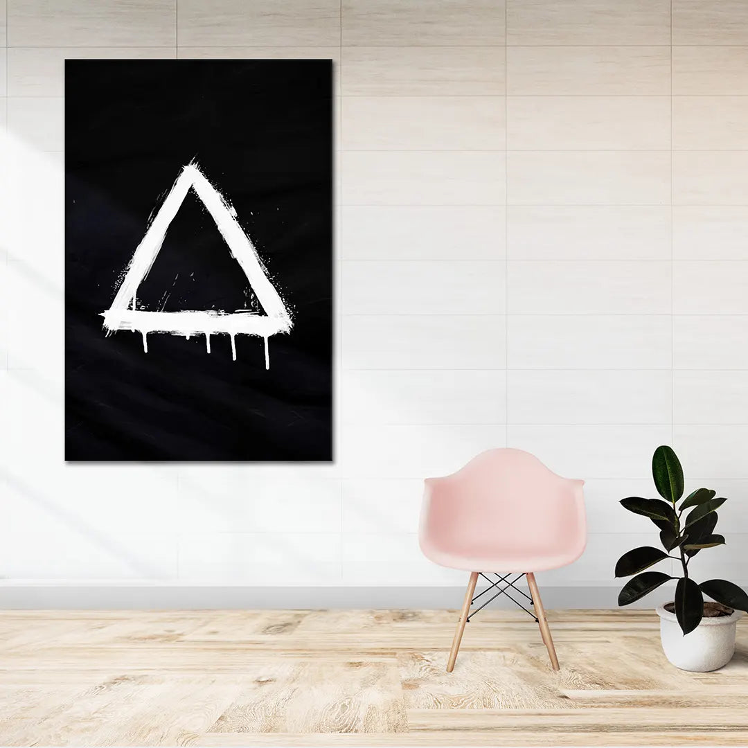 Plakat - Kiss me triangle - admen.dk