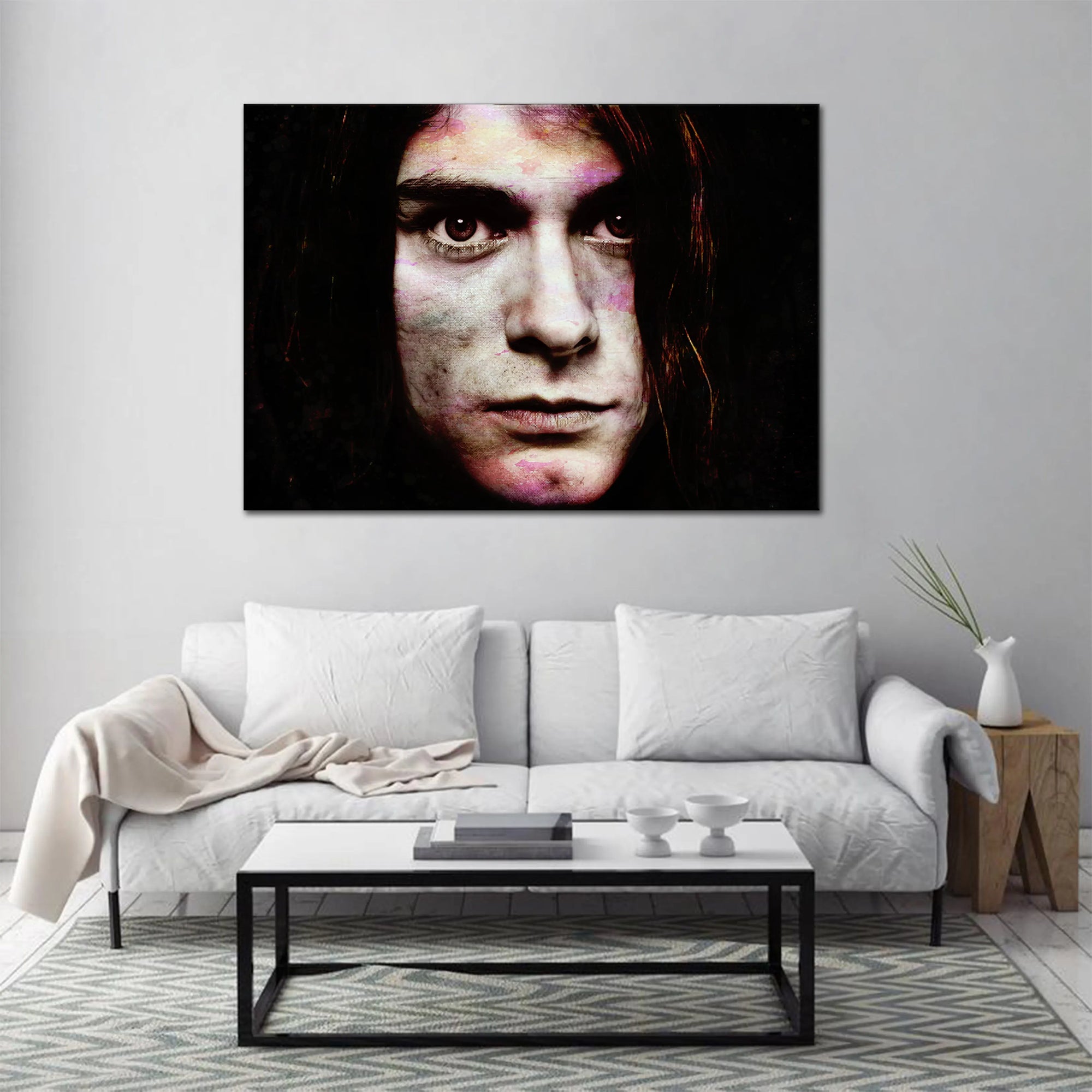 Plakat - Kurt Cobain fotokunst - admen.dk