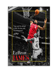 Plakat - Lebron James i aktion - admen.dk