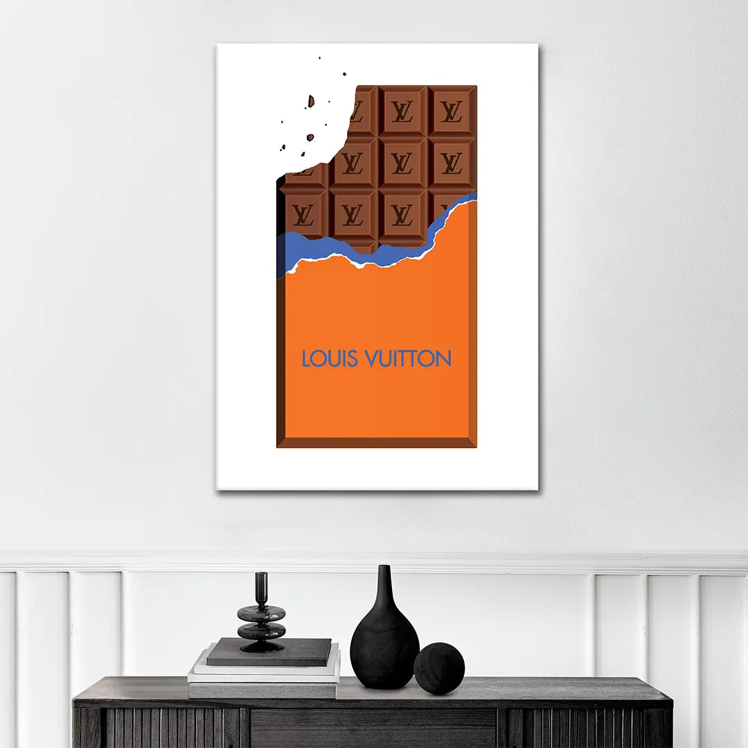 Plakat - Louis Vuitton chocolate bite - admen.dk