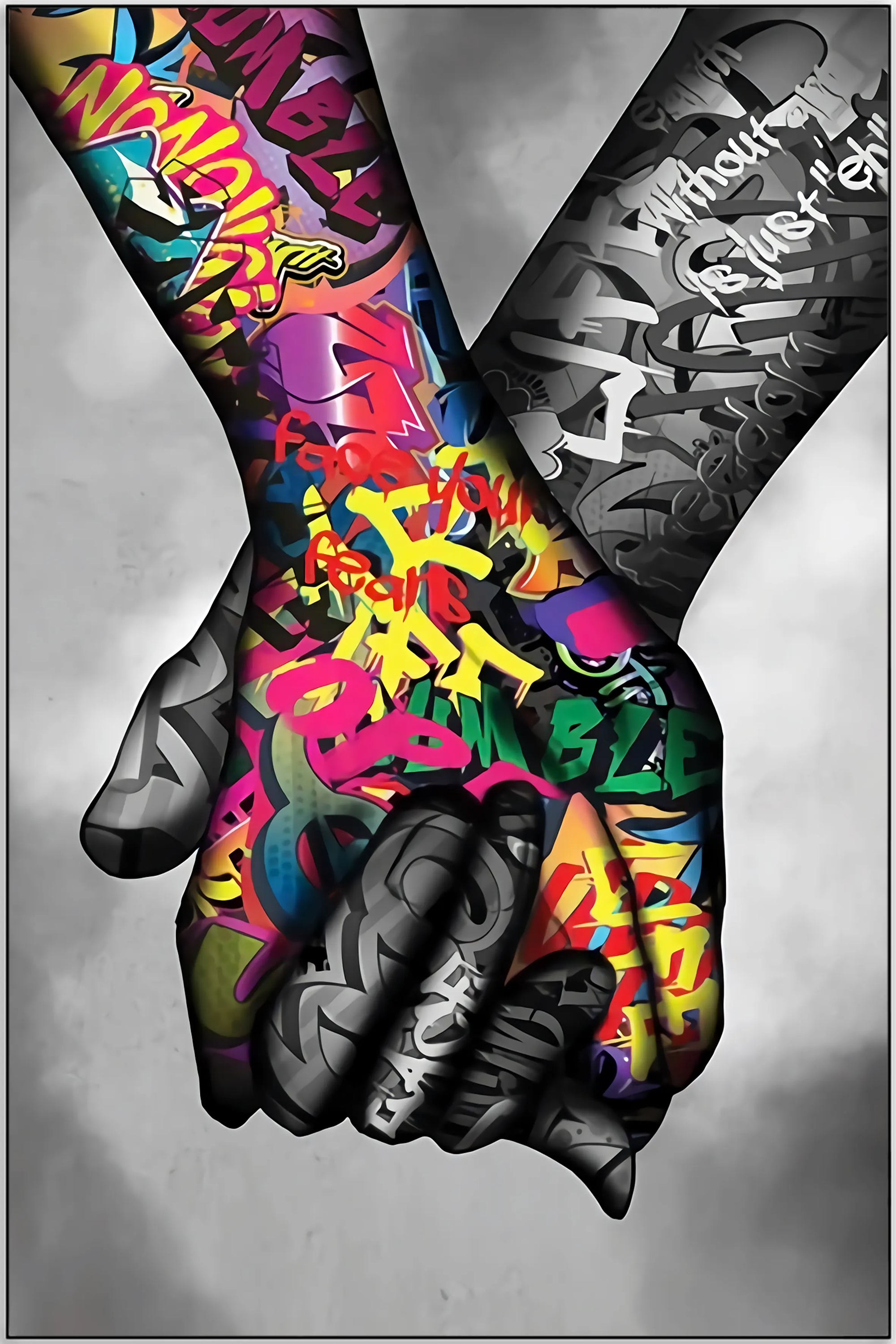 Plakat - Lover hands statement - admen.dk