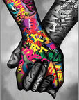 Plakat - Lover hands statement - admen.dk