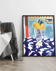 Plakat - Matisse - Blå vase kunst - admen.dk