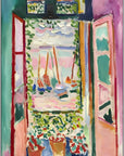 Plakat - Matisse - Open window view - admen.dk