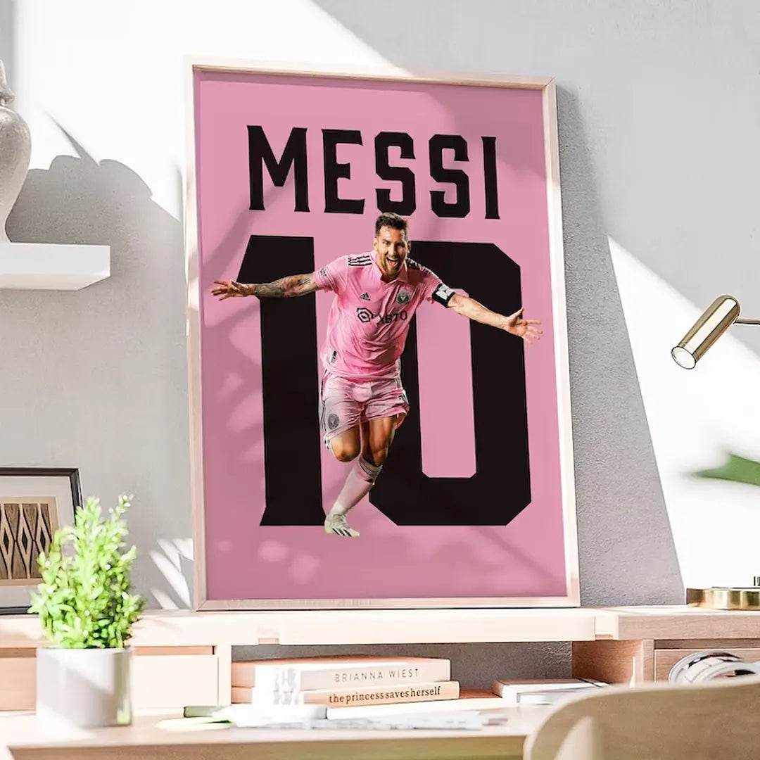 Plakat - Messi efter sejr - admen.dk