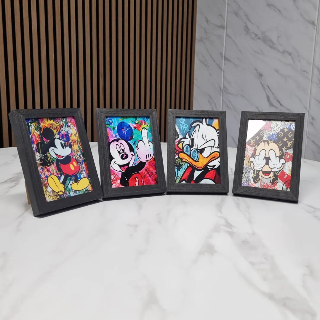 Plakat - Mickey Mouse street art kunst - admen.dk