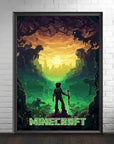 Plakat - Minecraft verden - admen.dk