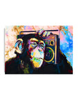 Plakat - Monkey beat kunst - admen.dk