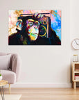 Plakat - Monkey beat kunst - admen.dk