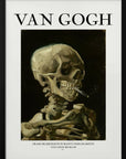 Poster - Head of a skeleton with a burning cigarette