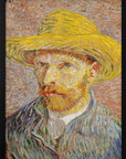 Plakat - Self Portrait With Straw Hat