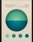 Plakat - Bauhaus Mavi Daire