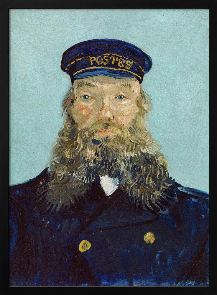 Plakat - Vincent Van Gogh&#39;s Portrait of Postman Roulin (1888)