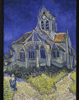 Poster - Vincent Van Gogh's the Church At Auvers (1890)