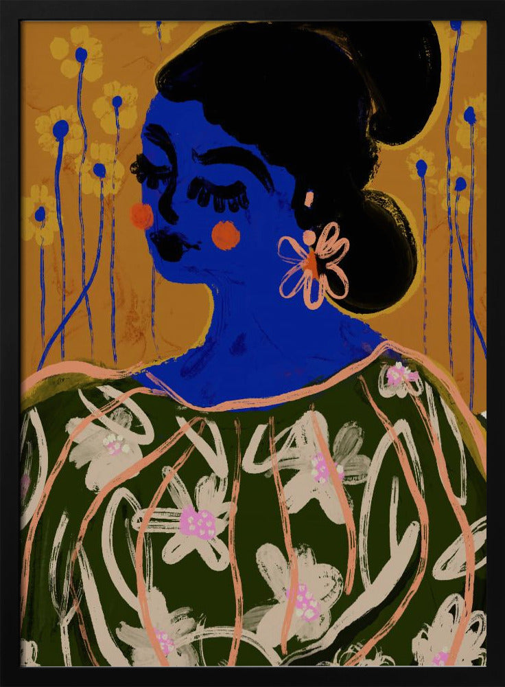 Poster - The Blue Woman