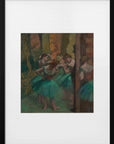 Plakat - Dancers, Pink and Green No.2