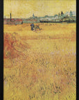 Poster - Wheat Field With View of Arles (1888)