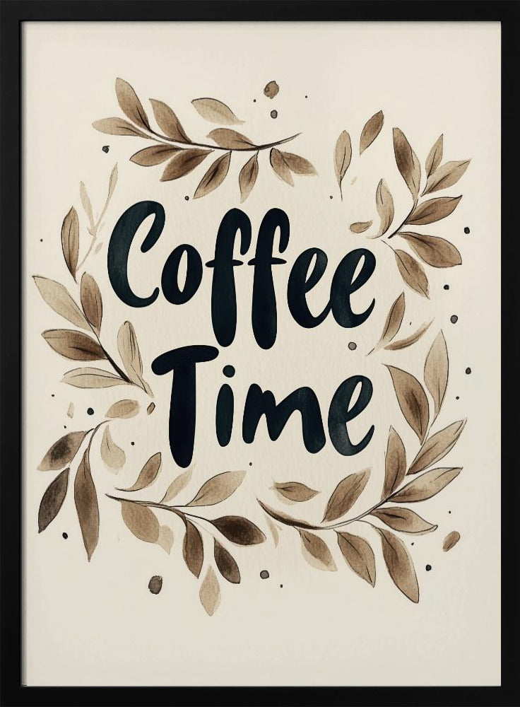 Plakat - Coffee time