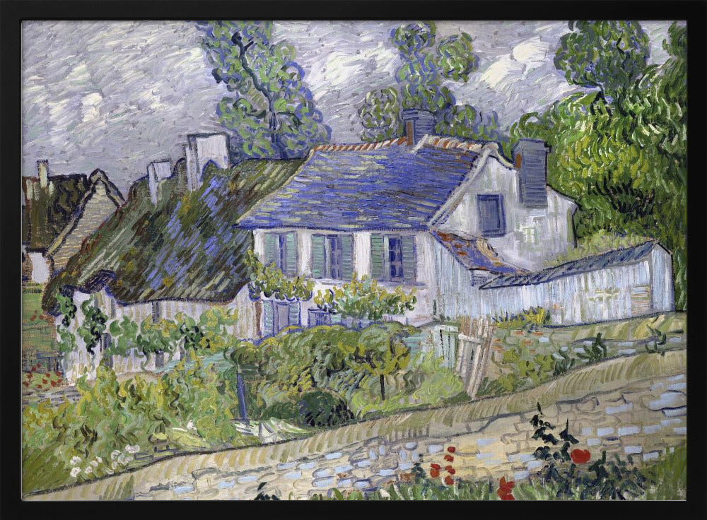 Plakat - Vincent Van Gogh&#39;s Houses At Auvers (1890) Famous