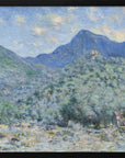 Poster - Claude Monet's Valle Buona, Near Bordighera (1884)