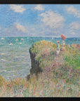 Plakat - Cliff Walk At Pourville (1882) By Claude Monet.